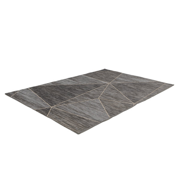 Latitude Run TillyMae Grey/Black Rug Wayfair.co.uk